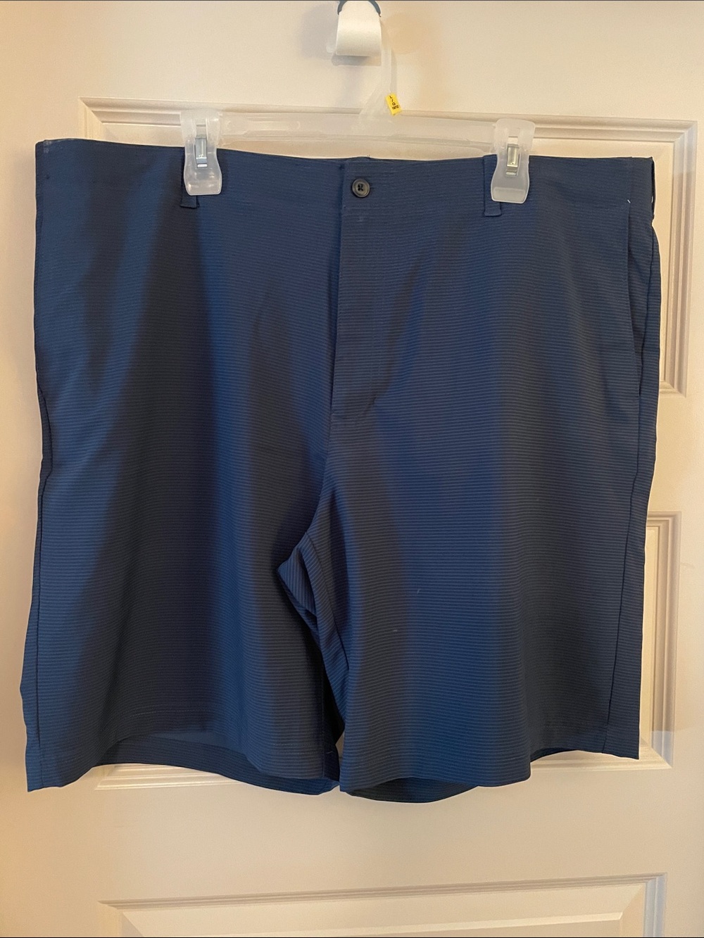 Hogan Men's Flat Front Shorts - Dusty Blue - Picture 3 of 4